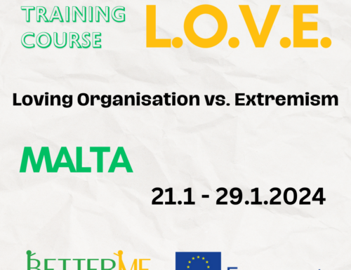 Loving Organisation Vs. Extremism – Training Course on antiextremism and radicalisation. Malta, January 21st-29th 2024.